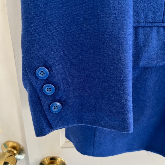 Tog Shop Royal Blue Wool-Blend Blazer - Picture 3 of 7